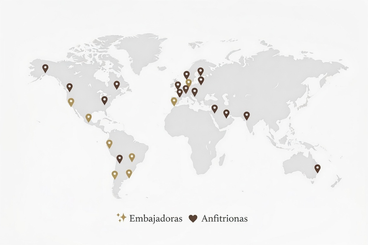 #mujeresinternacionales #chile emprender embajadoras anfitrionas